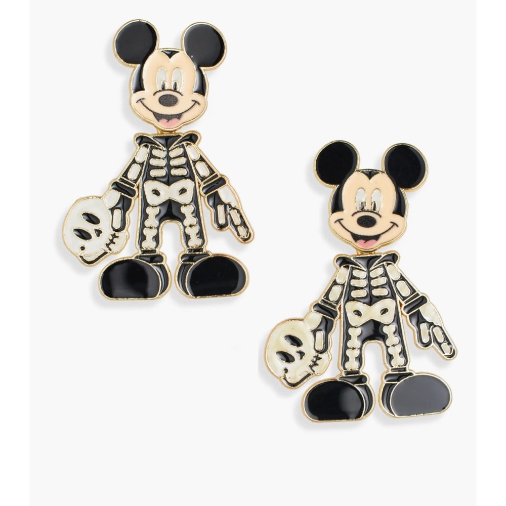 Disney X Baublebar Disney Mickey Mouse Skeleton Glow-in-the-Dark Earrings